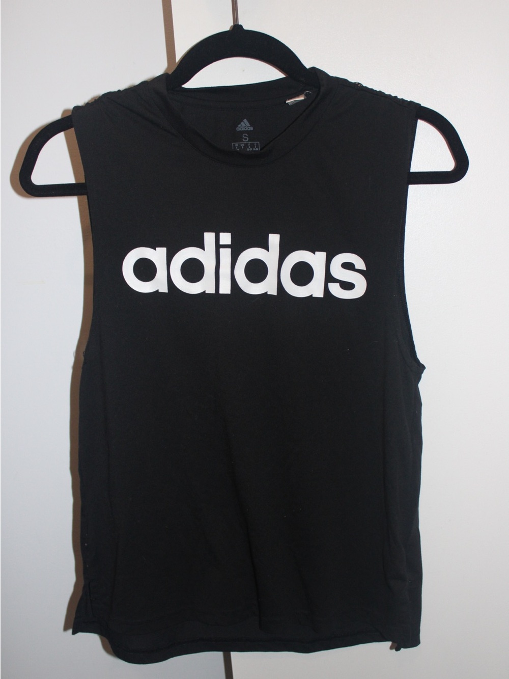 Adidas Women's Essentials Linear Tank Top - Black - Size Small
